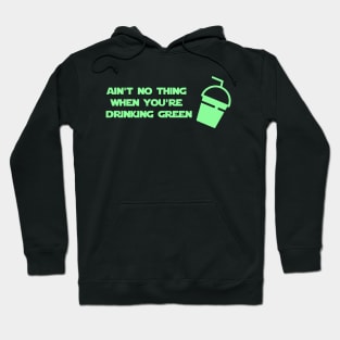 Edge of the Galaxy Green Milk Hoodie